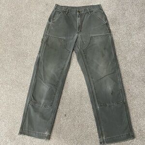 Green Carhartt Double Knees Mos